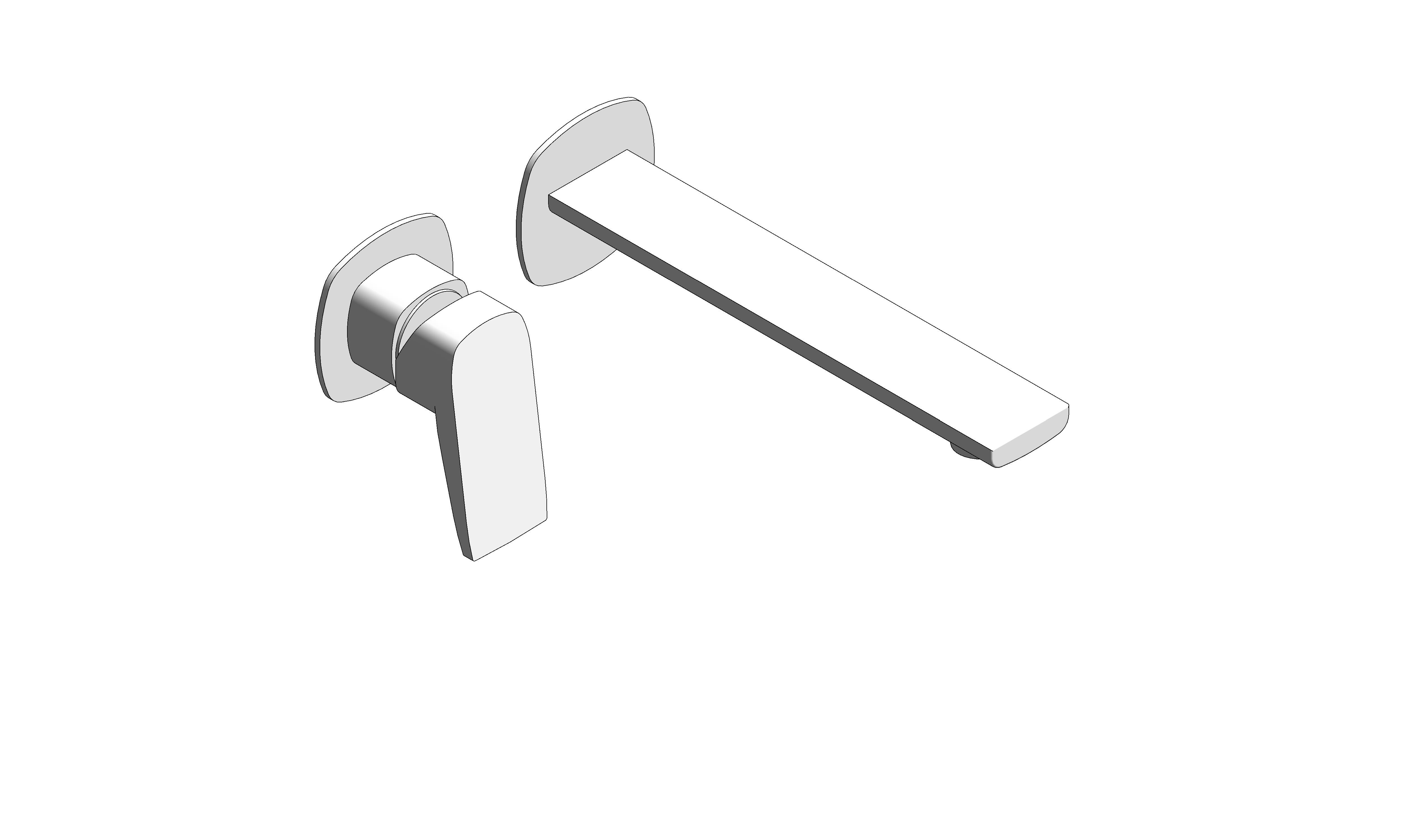 Product: CAMEO Lever Wall Mounted Basin Mixer for Low Pressure System (CAM-209S-LP-MW)