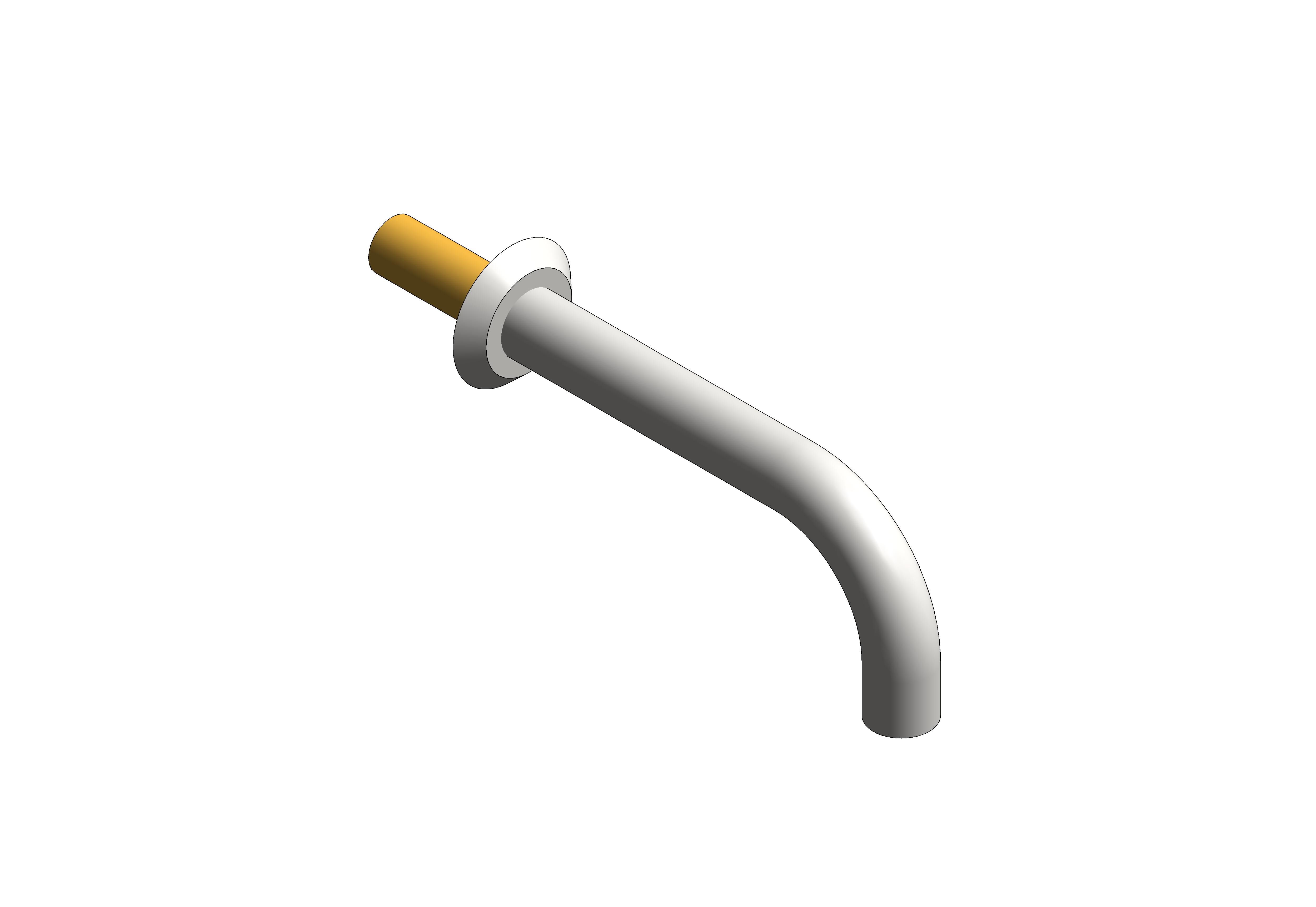 Product: ORIGINS Brushed Nickel 180mm Bath Spout (IND-ORI140-BRN)