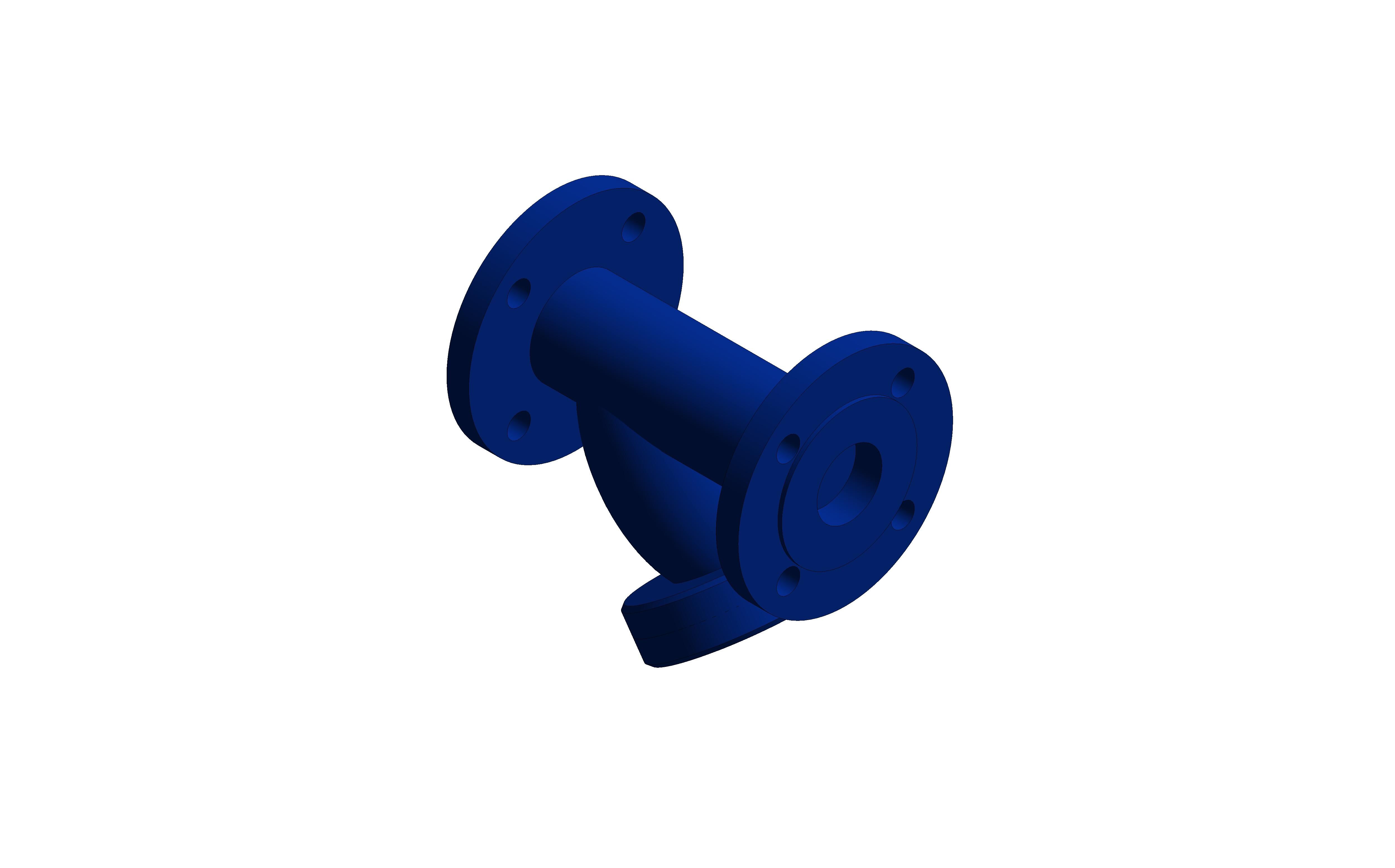 Product: Epoxy Coated Cast Iron Y Strainer, Flanged [00/0210]