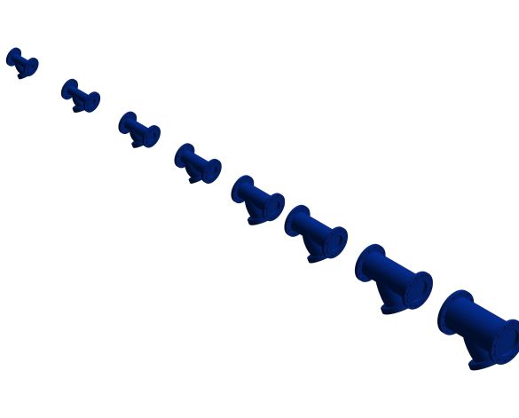 Product: Epoxy Coated Cast Iron Y Strainer, Flanged [00/0210]