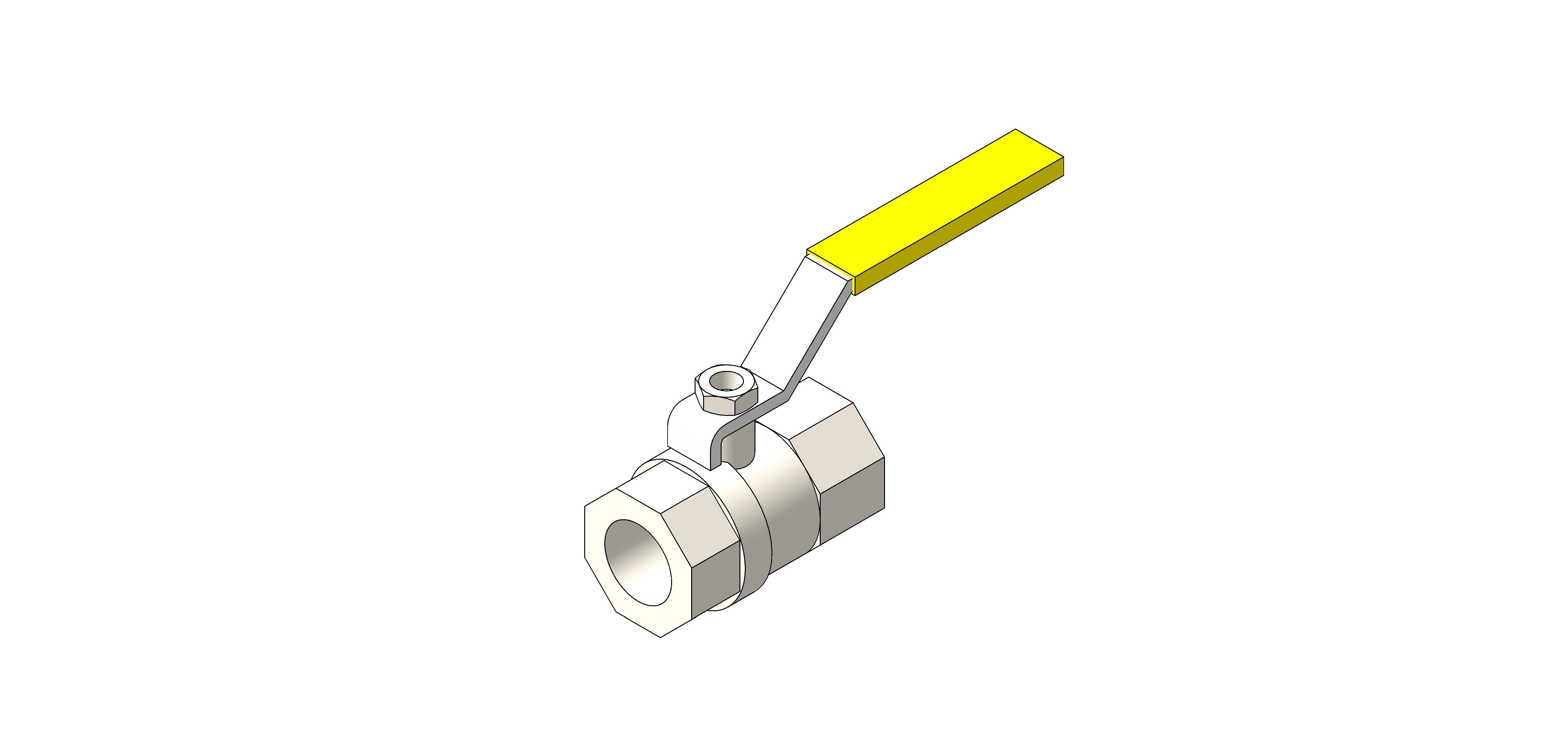 Product: BSP Brass Ball Valve Lockable Lever [00/2085]