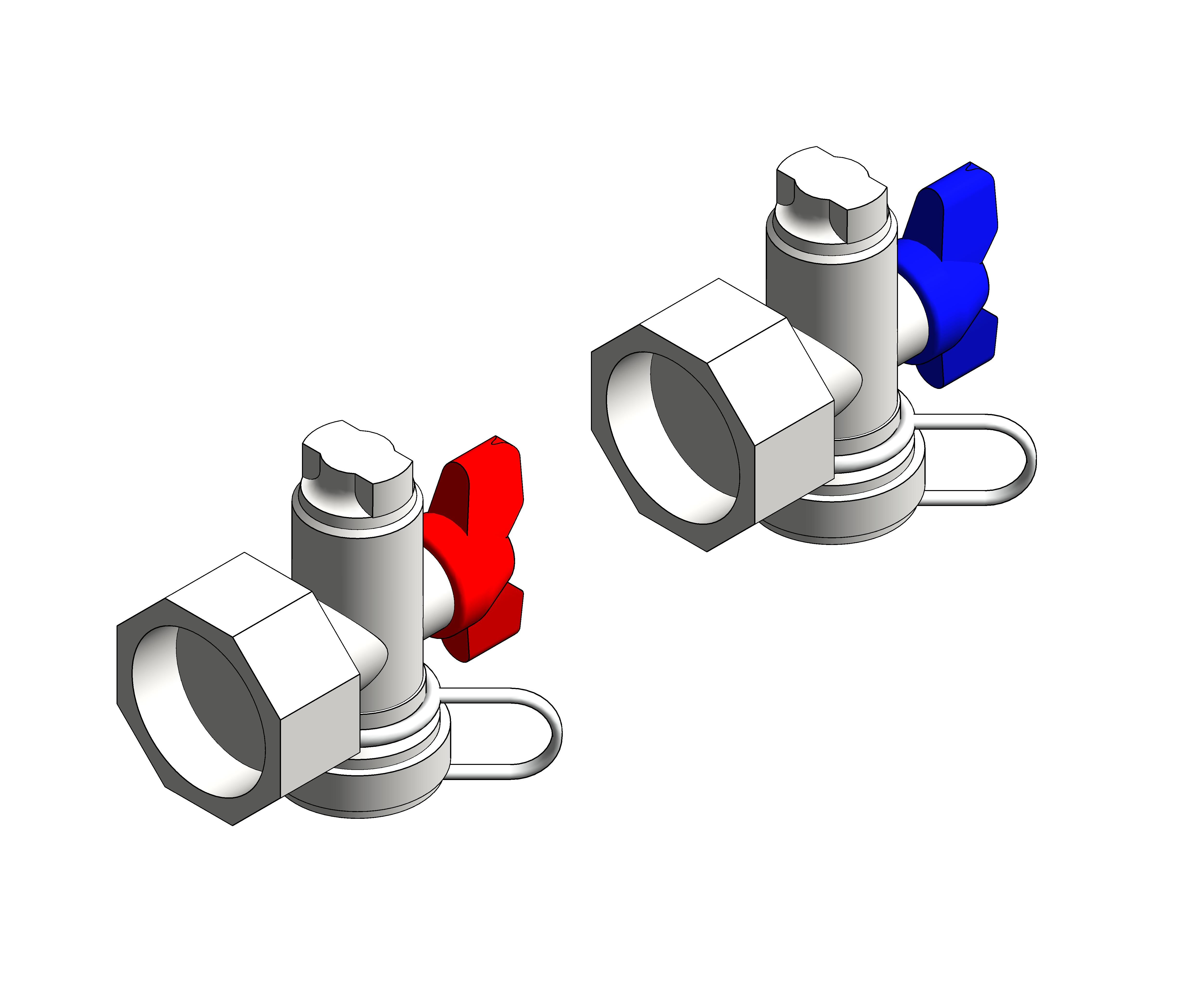 Product: ES-SET Q of brass for manifolds HKV2010 and HKV2013A