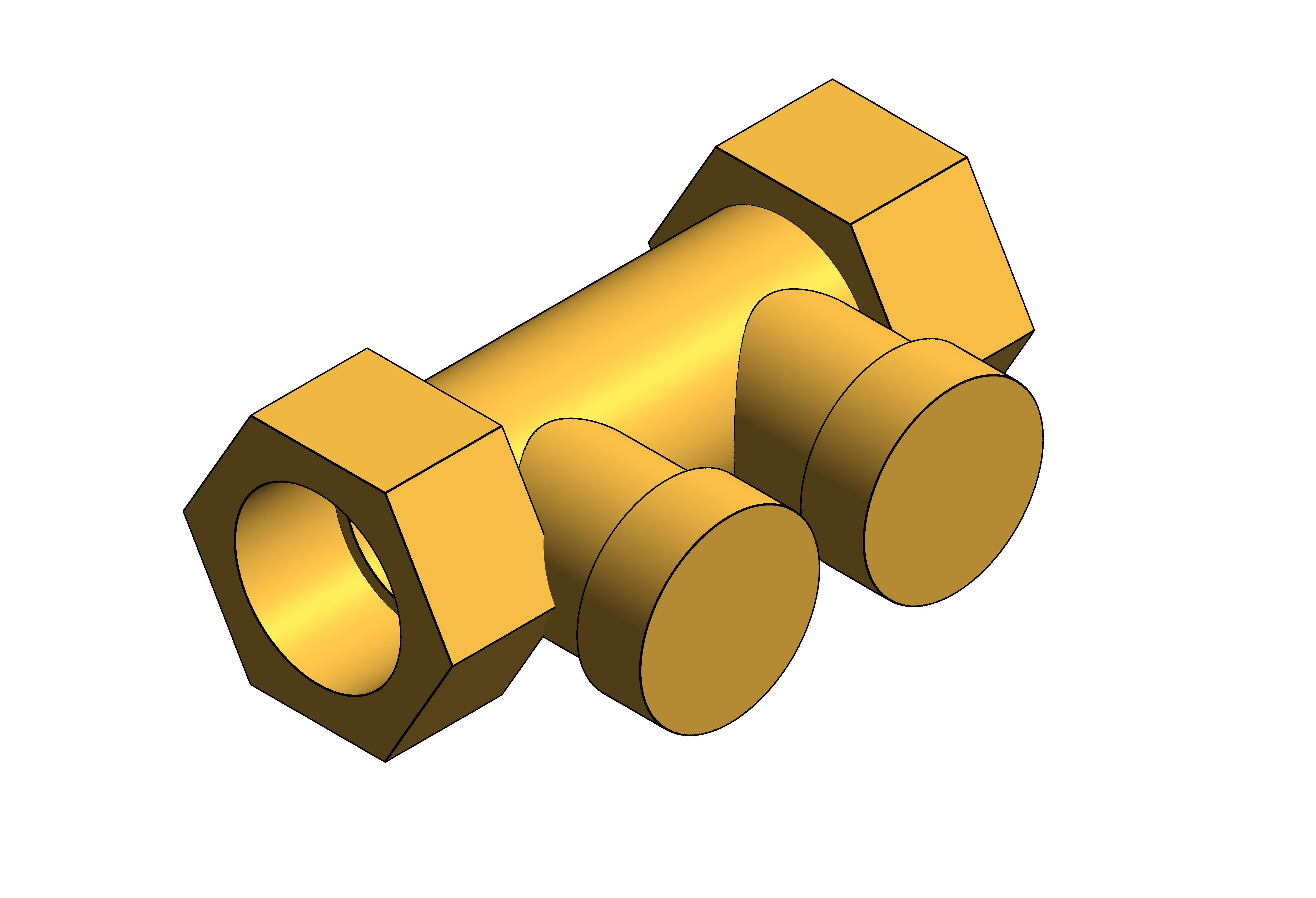 bimstore 3D image of the Watts EA 291NF - Anti-pollution Brass Check Valve