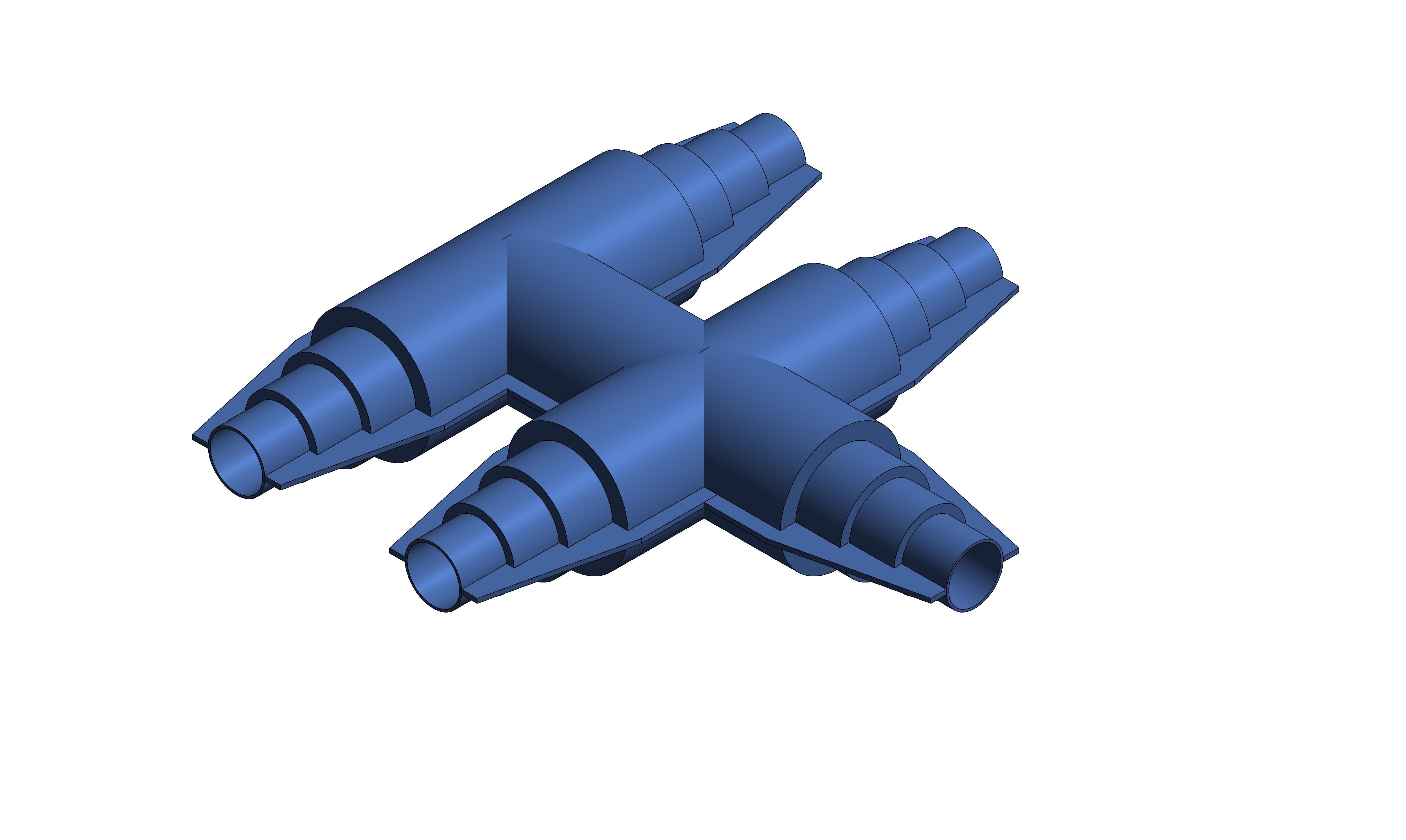 Image of Microflex pre-insulated piping - Insulated double T-piece kit