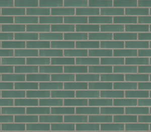 Product: Amsterdam Green Glazed Brick Slip