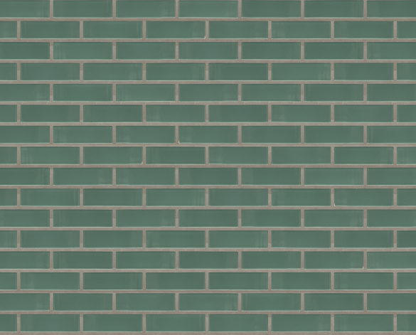Product: Amsterdam Green Glazed Brick Slip