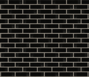 Product: Berlin Black Glazed Brick Slip