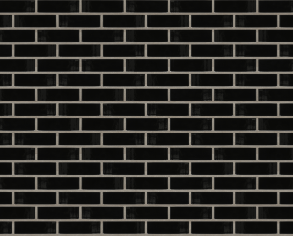 Product: Berlin Black Glazed Brick Slip