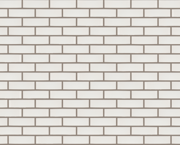 Product: Helsinki White Glazed Brick Slip