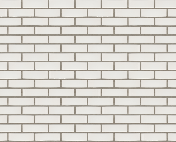 Product: London White Glazed Brick Slip