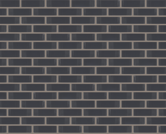 Product: Oslo Dark Grey Glazed Brick Slip