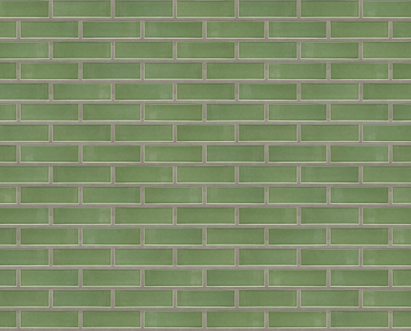Product: Tahiti Green Glazed Brick Slip