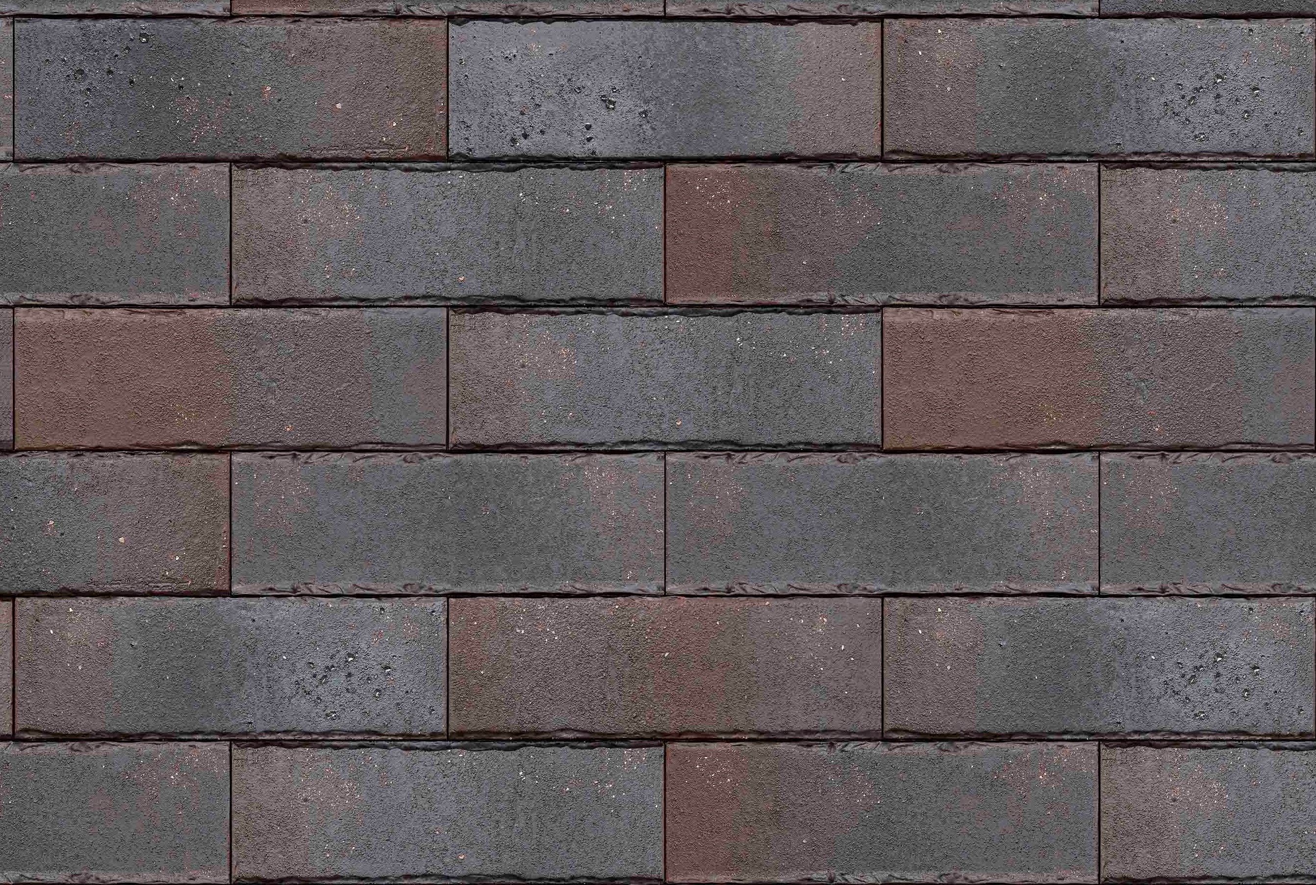 Product: Pecan Brown Pelaris (Rustic Finish) Manufactured Brick Slips