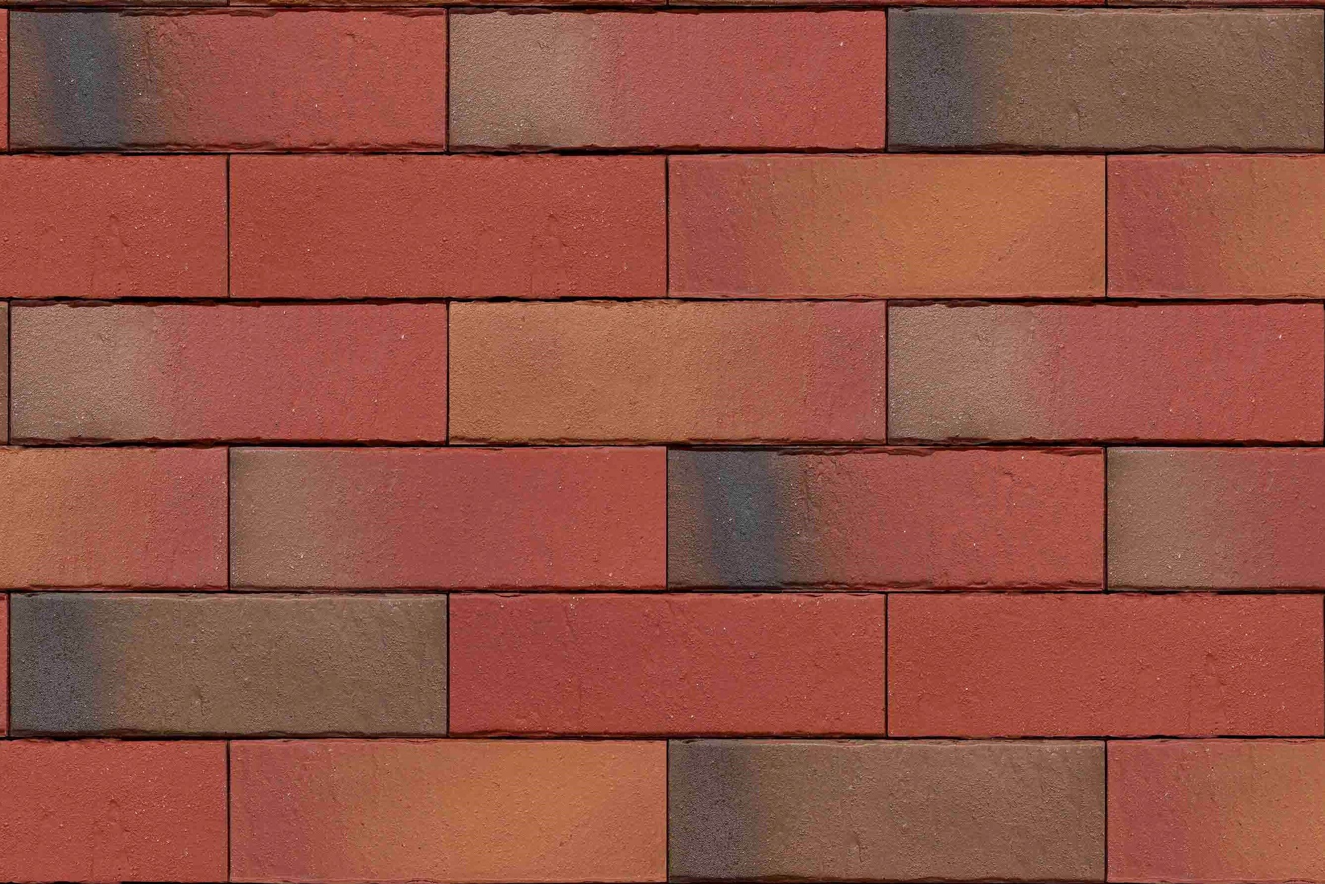Product: Peru Red Pelaris (Rustic Finish) Manufactured Brick Slips