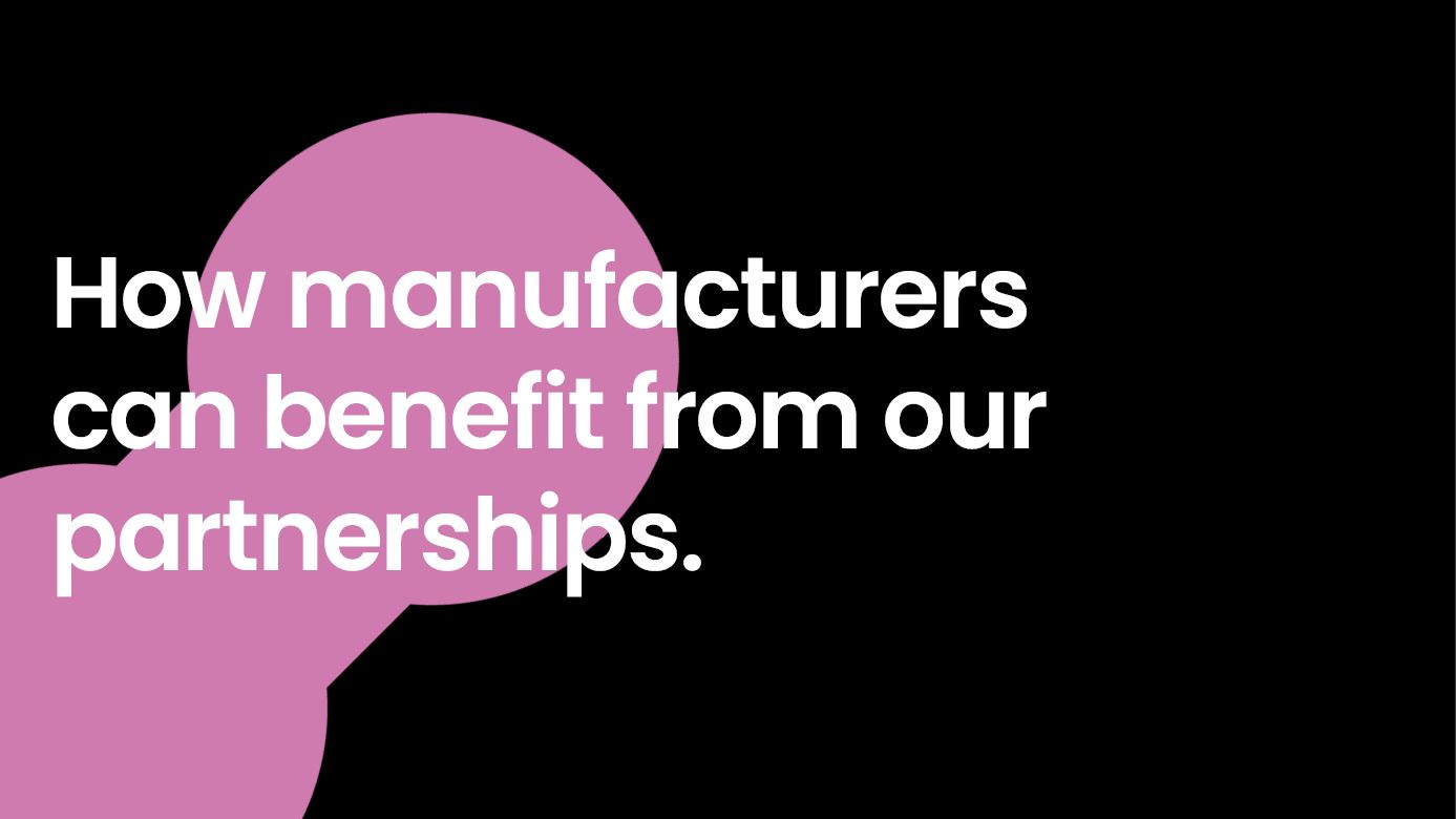 How manufacturers can benefit from our partnerships | bimstore